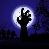 Halloween-achtergrondhand vector illustratie Halloween-achtergrondhand vector illustratie