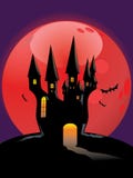 Halloween Castle Royalty Free Stock Images