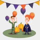 Halloween celebration day vector illustration Halloween celebration day vector illustration