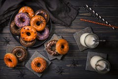 Halloween Donuts Stock Image Halloween Donuts Stock Image