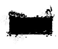 Halloween grunge silhouette background Stock Images Halloween grunge silhouette background Stock Images