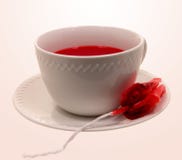 Halloween: Hot Cup Of Vampire Tea Stock Photo Halloween: Hot Cup Of Vampire Tea Stock Photo