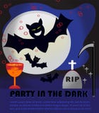 Halloween Party In The Dark Royalty Free Stock Images