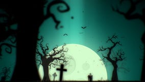 Halloween spooky background green theme, with the spooky tree , moon , bats , zombie hand and graveyard Royalty Free Stock Photo Halloween spooky background green theme, with the spooky tree , moon , bats , zombie hand and graveyard Royalty Free Stock Photo