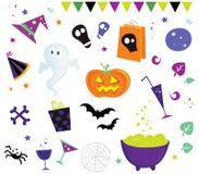Halloween vector design elements and icons II Stock Image Halloween vector design elements and icons II Stock Image