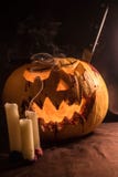 Halloweenowa krwista bania zdjęcia royalty free Halloweenowa krwista bania zdjęcia royalty free