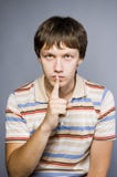 Halten eines Geheimnisses stockfoto Halten eines Geheimnisses stockfoto
