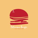 Hamburguesa deliciosa abstracta stock de ilustración Hamburguesa deliciosa abstracta stock de ilustración
