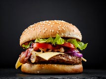 Hamburguesa sabrosa fresca Hamburguesa sabrosa fresca