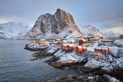 Hamnoy wioska rybacka na Lofoten wyspach, Norwegia fotografia royalty free Hamnoy wioska rybacka na Lofoten wyspach, Norwegia fotografia royalty free