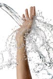 Hand And Stream Of Water. Stock Image Hand And Stream Of Water. Stock Image