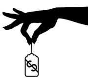 Hand Dangles Price Tag Royalty Free Stock Photo Hand Dangles Price Tag Royalty Free Stock Photo
