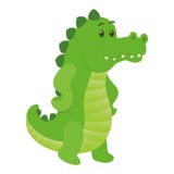 Hand drawn crocodile. Natural colors. Illustration vector illustration Hand drawn crocodile. Natural colors. Illustration vector illustration