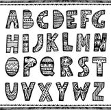 Ethnic Font. Native American Indian Alphabet Vector Set Stock Vector ...