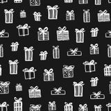 Hand drawn seamless pattern. Christmas presents stock illustration Hand drawn seamless pattern. Christmas presents stock illustration