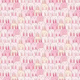 Hand Getrokken Leuk Bunny Vector Pattern Background Grappige krabbel royalty-vrije illustratie Hand Getrokken Leuk Bunny Vector Pattern Background Grappige krabbel royalty-vrije illustratie