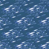 Hand getrokken mariene naadloze blauwe die de vissentroep van de patroonwaterverf op donkerblauwe achtergrond wordt geïsoleerd royalty-vrije stock afbeelding Hand getrokken mariene naadloze blauwe die de vissentroep van de patroonwaterverf op donkerblauwe achtergrond wordt geïsoleerd royalty-vrije stock afbeelding
