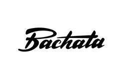 Hand getrokken van letters voorziende kaart De inschrijving: Bachata vector illustratie Hand getrokken van letters voorziende kaart De inschrijving: Bachata vector illustratie