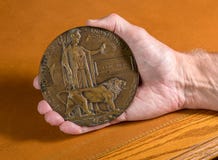 World War 1 Memorial plaque for soldier who died in 1916 Royalty Free Stock Photos World War 1 Memorial plaque for soldier who died in 1916 Royalty Free Stock Photos