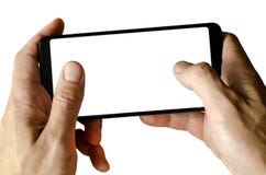 Hand Holding Phone stock image Hand Holding Phone stock image