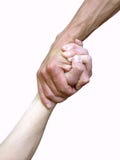 Hand In A Hand Stock Images