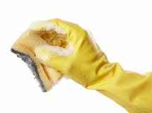 Hand In Rubber Glove 10 Stock Photo