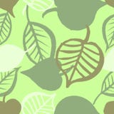 Hand Painted Leaves Seamless Pattern Royalty Free Stock Images Hand Painted Leaves Seamless Pattern Royalty Free Stock Images