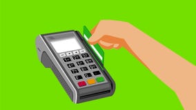 Hand Swiping Credit Card on Pos Terminal 2d Animation Stock Footage - Video of digital, electronic: 127947612 Hand Swiping Credit Card on Pos Terminal 2d Animation Stock Footage - Video of digital, electronic: 127947612