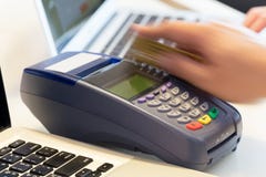 Hand Swiping Credit Card stock images Hand Swiping Credit Card stock images