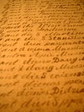 Hand-written II stock photo Hand-written II stock photo