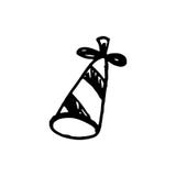 Handdrawn doodle cap icon. Hand drawn black sketch. Sign symbol. vector illustration Handdrawn doodle cap icon. Hand drawn black sketch. Sign symbol. vector illustration