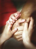 Handen samen