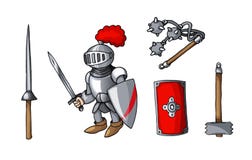 Handen som den utdragna klistermärken adlar kulöra klottervapen, ställde in isolerat på vit royaltyfri illustrationer Handen som den utdragna klistermärken adlar kulöra klottervapen, ställde in isolerat på vit royaltyfri illustrationer