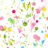Handgemalter nahtloser Hintergrund des abstrakten Aquarells stock abbildung Handgemalter nahtloser Hintergrund des abstrakten Aquarells stock abbildung