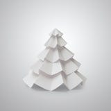 Handmade Christmas Tree Cut Out From Office Paper Royalty Free Stock Images Handmade Christmas Tree Cut Out From Office Paper Royalty Free Stock Images