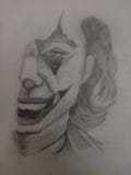 HANDMADE JOKER IMAGE PICTURE ( LEAD PENCIL WORK). This Handmade Joker Image Picture was made with LEAD Pencil. It was made to participate in the LEAD Pencil