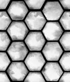 Watercolor similar pattern with grey hexahedron honeycombs vector illustration Watercolor similar pattern with grey hexahedron honeycombs vector illustration