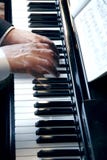 Piano Hands Slow Motion royalty free stock image Piano Hands Slow Motion royalty free stock image