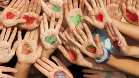 Hands with heart royalty free stock image Hands with heart royalty free stock image