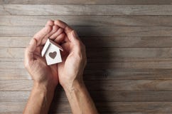 Hands House Home Love Background royalty free stock photography Hands House Home Love Background royalty free stock photography