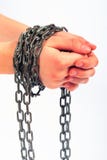 Hands In Chains Royalty Free Stock Photos