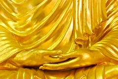 Hands Of Buddha Statue Royalty Free Stock Photos
