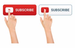 Hands Touch Subscribe Button Icon Royalty Free Stock Photo Hands Touch Subscribe Button Icon Royalty Free Stock Photo