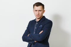 Handsome caucasian young business man isolated on white background. Manager, worker. Copy space for advertisement stock photos Handsome caucasian young business man isolated on white background. Manager, worker. Copy space for advertisement stock photos