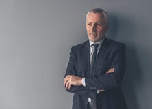 Handsome mature businessman stock image Handsome mature businessman stock image