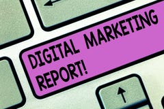 Handwriting text Digital Marketing Report. Concept meaning Set of data showing the perforanalysisce of a business stock photo Handwriting text Digital Marketing Report. Concept meaning Set of data showing the perforanalysisce of a business stock photo