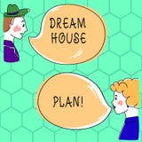 Handwriting text writing Dream House Plan. Concept meaning construction working drawings that define all specification vector illustration Handwriting text writing Dream House Plan. Concept meaning construction working drawings that define all specification vector illustration