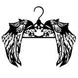 Hanger with wings black vector design Royalty Free Stock Image Hanger with wings black vector design Royalty Free Stock Image
