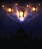 Hanging lamp with magic abstract background royalty free illustration Hanging lamp with magic abstract background royalty free illustration