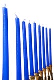 Hanukkah menorah candles isolated royalty free stock images Hanukkah menorah candles isolated royalty free stock images